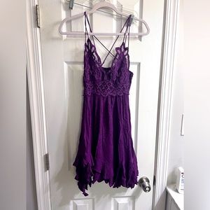 Free People Adella mini dress slip, small